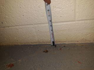 Many people see water damage like this in their basement. This is the cause of standing water in the basement for a long period of time.