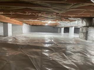 After CleanSpace Vapor Barrier Installation