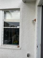 The exterior cracks in the stucco around the windows and on the walls is what prompted this homeowner to call LRE.