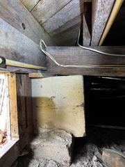 Many crawlspace areas, like this one, experience settlement over time. Shifting soils and moisture intrusion can cause a lot of these problems.