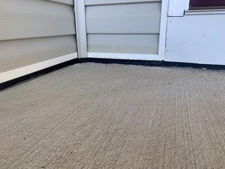 Concrete Porch Before PolyLevel Foam