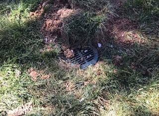 Drainage Outlet Installed