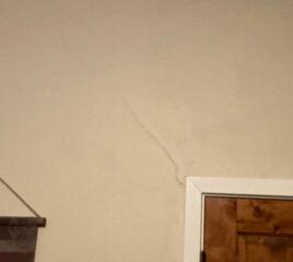 The presence of cracks in the walls is a common indication of potential failure when a foundation issue affects the structure of a house. These cracks often serve as visible evidence of the underlying problem and should not be overlooked.