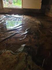 This troubled crawl space was humid, musty, and had pools of standing water sitting throughout. These types of conditions can lead to serious issues like mold, mildew, foundation failure, and much more!