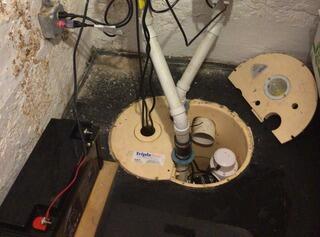 The Sump Pump and Battery