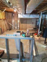 This was the beginning stage of the finishing process.