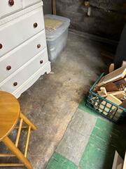 This was the basement prior to our waterproofing systems.