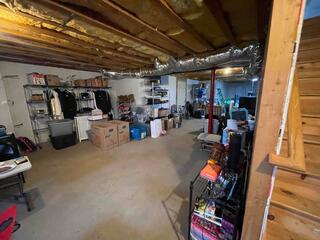 This basement was unfinished and the homeowner was looking to turn this into a beautiful living space.