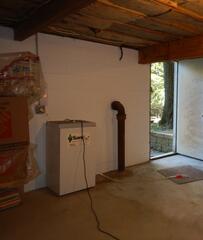 This was before any waterproofing and there is water damage in this basement.