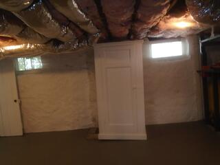 This was the basement before having any waterproofing systems in their home.