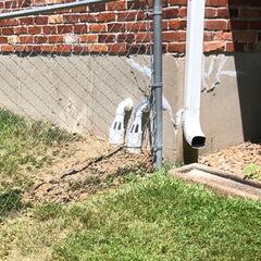 Sump Pump Discharge Line Install