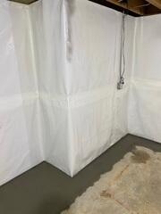 Encapsulation And French Drain Install