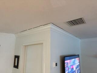 Wall Separation from Ceiling