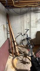 This basement had water seepage from the walls and floors.