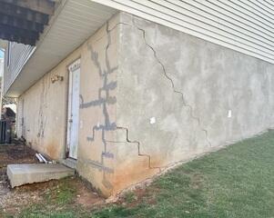 These cracks are evidence of a settling foundation.