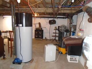 This home had water seepage in the basement that they needed a permanent solution for.