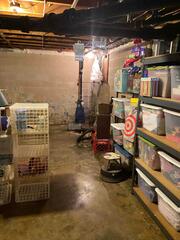 This basement was getting water seepage and needed our waterproofing system to solve their problem.