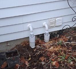 Sump Pump Discharge Lines