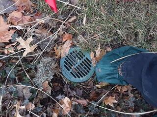 Sump Pump Discharge Line Outlet