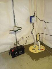 After we installed our TripleSafe Sump Pump Systems with a battery backup system