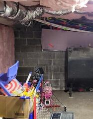 This is where our sump pump would get installed.