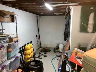 This basement had an old sump pump that was not working properly to keep this basement dry, so they needed a new solution.