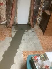 Our crew repaired Mary Jane's wall crack and then created a drainage line so that any future water seepage can be channel and discharged by her sump pump.