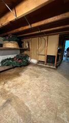 Water was coming into this basement from the left corner of this image.