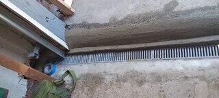 After rerouting the drainage system
