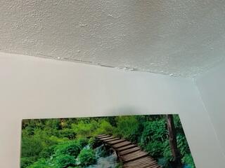 One of the tell-tale signs of foundation settlement are cracks in walls, ceilings or floors.