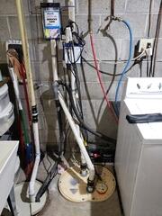 With our TripleSafe SumpPump these homeowners can have a dry basement all year long.