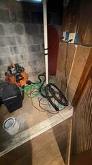 This basement was getting ongoing water seepage, so this would be where one of our sump pumps gets installed.