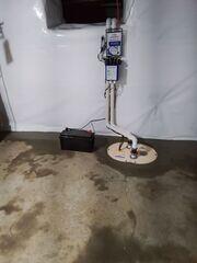 Our TripleSafe sump pump system offers three levels of protection against basement moisture, featuring a battery backup pump that turns on when the power goes out!