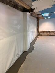 Waterproofed Basement