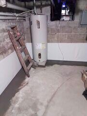 Our WaterGuard perimeter drain and CleanSpace vapor barrier work hand in hand to mitigate moisture. When water collects along the walls, it is funneled from the CleanSpace vapor barrier into the WaterGuard system. Afterwards, it is expelled outside to a safe location via the TripleSafe sump pump.