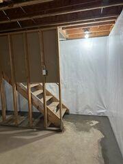 The fresh concrete you see will eventually dry out. Our drains are completely concealed from the eye.