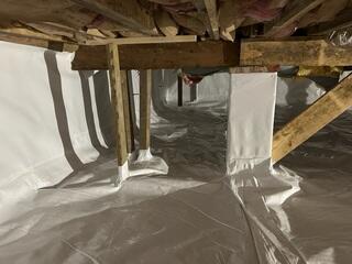 By eliminating moisture, you can save decades of life for your wooden beams in your crawl space.