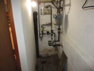 This is where our sump pump would be installed.
