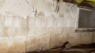 Before: A homeowner in Oshkosh, WI, faced a daunting challenge with their failing crawlspace - a problem quite evident in the before photo. Deteriorating supports no longer ensured safety or integrity, prompting an urgent call for help.