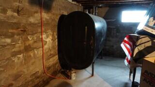 This basement was getting water seepage every time there was heavy rain, so a proper solution was much needed.