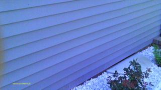 Area before radon system is installed