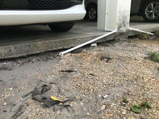 The condo association members had noticed significant voids beneath the concrete slabs of their parking garages, prompting them to seek assistance from LRE.