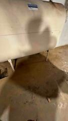 This basement was getting water seepage so a full perimeter system was needed.