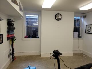 This basement had ongoing water seepage so they needed a full perimeter waterproofing system.