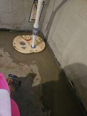 As you can see in our photo gallery, we tackled the issue head-on by installing our dependable WaterGuard drainage system and SuperSump sump pump. These photos walk you through the transformation from a water-logged to a dry, secure basement. Trust us to turn your basement blues into a waterproofed, worry-free space.