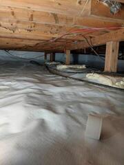 Our System Design Specialist visited the home, identifying the extent of the moisture problem and deciding on a course of action. The solution chosen was a combination of our top products for moisture control - the SaniDry Sedona and the CleanSpace encapsulation system. The SaniDry Sedona isn't just any dehumidifier; it's crafted specifically for spaces that require robust moisture control, ensuring the air remains dry and safe for the home above. Pair that with CleanSpace encapsulation, a system designed to completely isolate the home from earth moisture and what you get is a transformed...