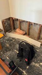 This basement was getting water and needed a solution and an upgrade.