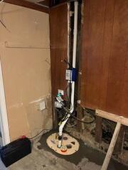 Sump Pump with Battery Backup System