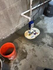 Sump Pump with Battery Backup System