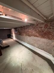Basement Drainage Flood Testing and Completed Installation